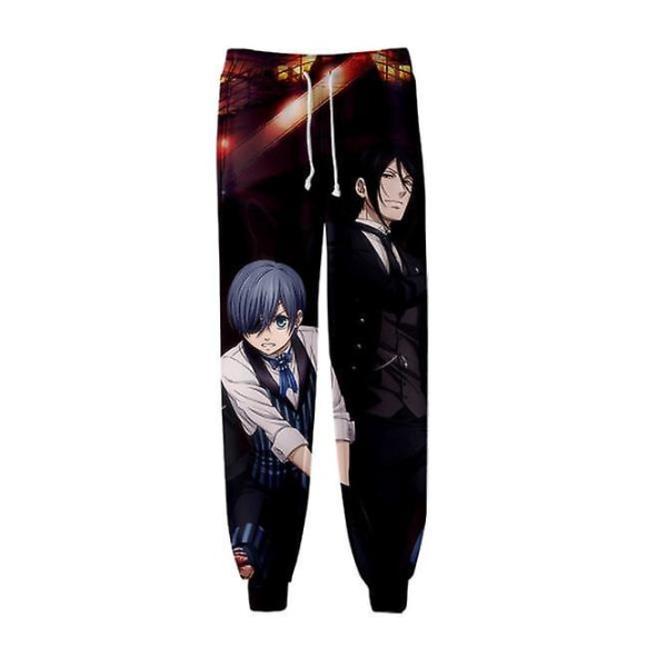 Kuroshitsuji Black Butler 3D Leggings for menn og kvinner, XXL