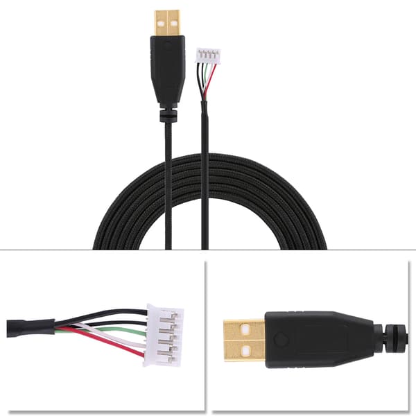 USB Muse Kabel/Ledning/Line Udskiftning til Razer Naga 2014 Line 14