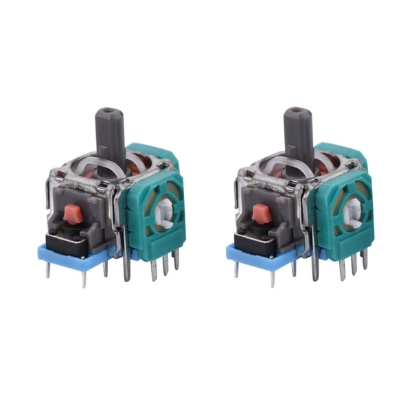 2 stk Analog Stick 3D Joystick Erstatning til PS4 Controller