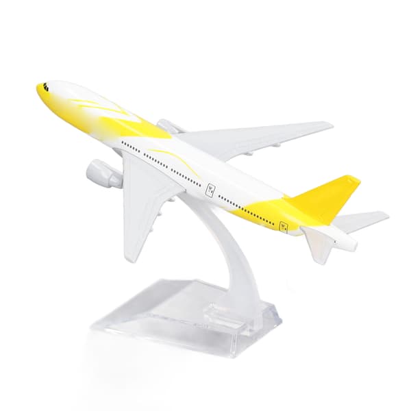Legeringsfly Dekorationsmodel Høj Stimulerende Flysamling Model med Baseholder