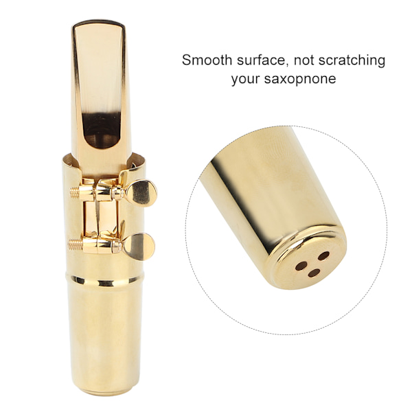 Metal Tenorsaxofon Metalmundstykke med hættepuder Tilbehør til musikinstrumenter (5C#)