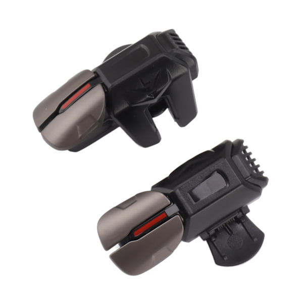 Mobile Gaming Trigger 6 Finger Linkage Game Controller för telefoner Känsliga Mobile Triggers Game Trigger Alloy Svart