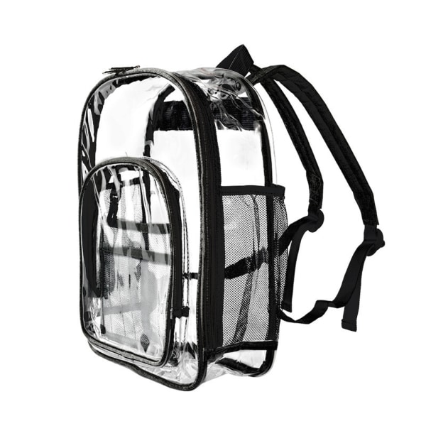 Klar rygsæk Stilfuld Vandtæt PVC-gennemsigtig rygsæk med stor kapacitet til skolearbejde Sport Strandrejser