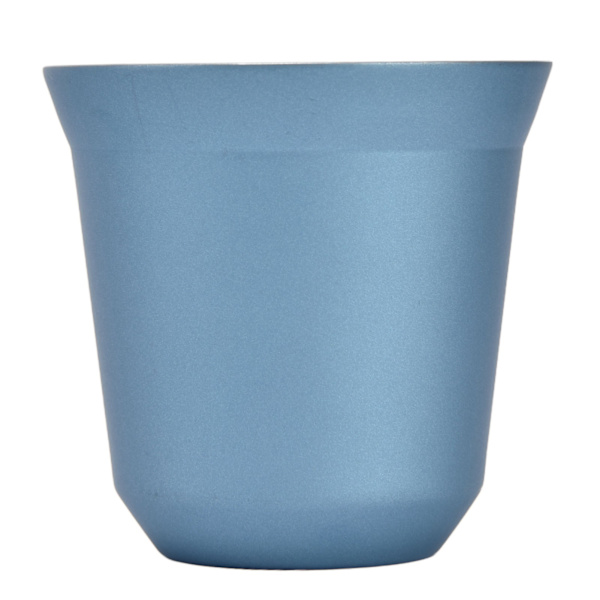 80ml 304 Rustfrit Stål Kaffekrus Dobbelt Væg Isoleret Varmebestandig Kaffekopper til Udendørs Camping PicnicLyseblå 80ml