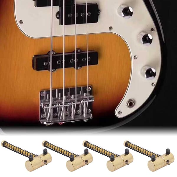 4 st elgitarr basstall sadlar ersättning musikinstrument tillbehör (guld)
