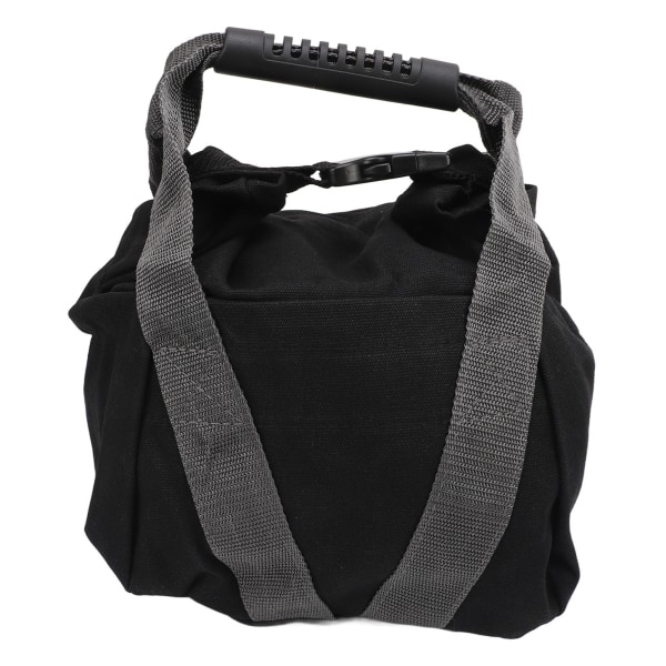 Fitness Workout Sandbag Tyngdlyftningsträning Sandbag Tom Exercise Power Bag med Handtag Svart
