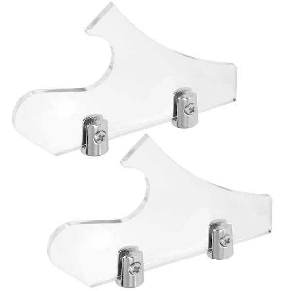 Lysholder for veggmontering, gjennomsiktig lysholder for veggmontering