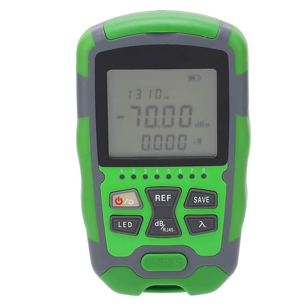 Optisk Fiber Effektmåler -70~+10dbm Digital Display Optisk Kabel Tester Testværktøj