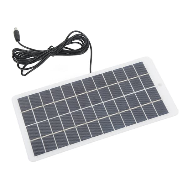 Solpanel Bærbar Høj Effektivitet Vejrbestandig Solcelleoplader med DC-interface til trafiklys 5W 12V