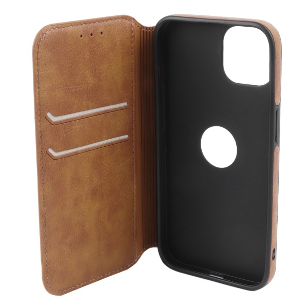 Retro Mobiltelefon Flip Case Mobiltelefonholder Lommebok Beskyttende TPU-veske for Iphone Brown for IPhone 11