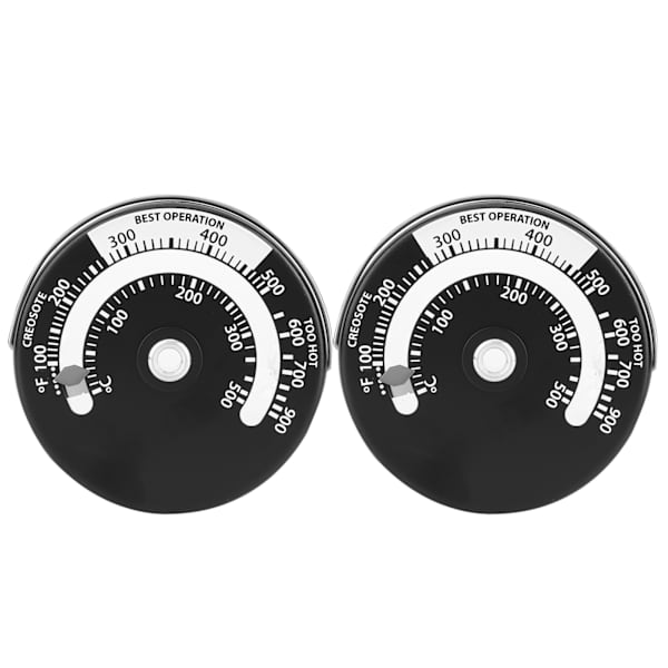 2 st magnetiska termometrar för spis och ugn
