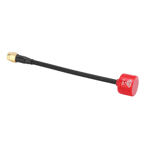 125mm 5.8GHz 2.5Dbi Antenn för Fjärrkontroll FPV Drönare Slagtålig RHCP Gain Antenn Röd
