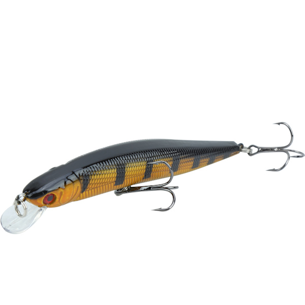 5 stk plastsimulering Minnow Long Shot lokkeagn med diskantkrok fiskeutstyr10#