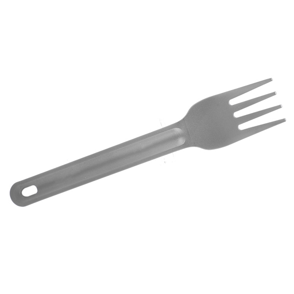 Lättvikts Slitstark Titan Spork Sked Metall Bestick Set för Utomhus Camping (Titan Gaffel)