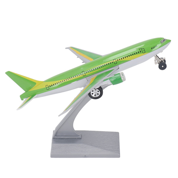 Legering Drag tillbaka Flygplan Leksak Barn Simulerad Diecast Ljud Ljus Flygplan Modell Leksak Hem Dekoration Grön