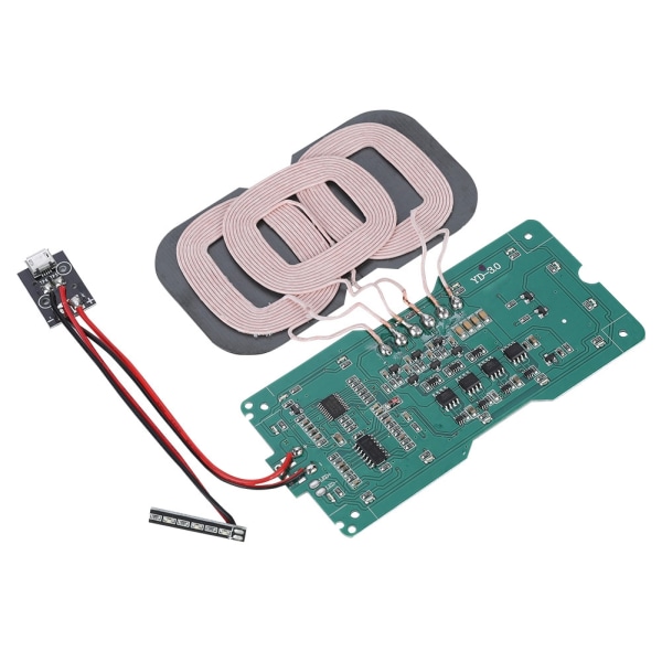 DIY QI Standard 3 Coil Trådløs opladning Transmitter Module Circuit Board Spole Oplader