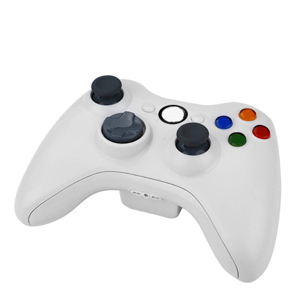 Gamepad för Xbox 360 Controller Joystick Trådlös Controller Bluetooth Wireless Game (Vit)