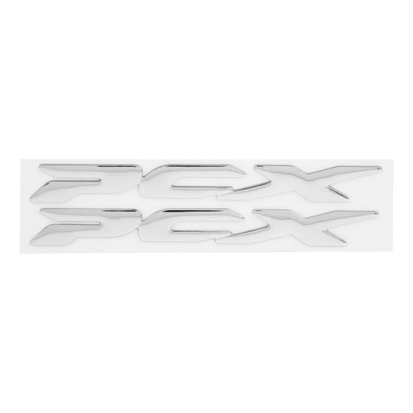 Par MC-dekal 3D Flexibel Plast Sida Logotyp för Honda Pcx 150 125 2017‑2019 Silver