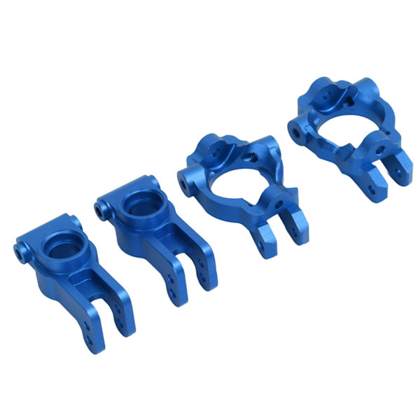 Metal Front C Hubs Spindelbærer med Bageste Navbærere til Losi Lasernut U4 1/10 RC Bil Blå
