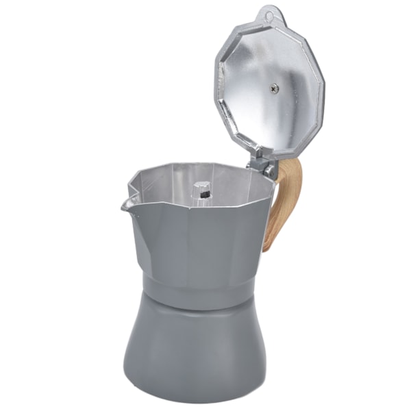 Komfyrtopp Kaffetrakter Klassisk Oktagonal Stil Kaffekanne for Camping Husholdning Kontor 150ML