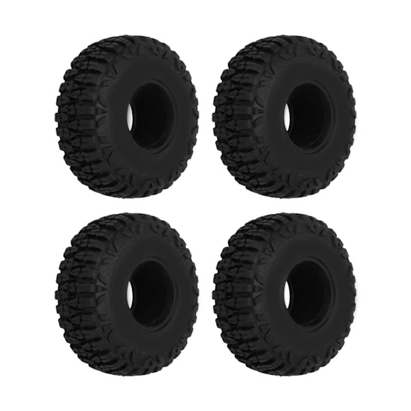 4 stk RC Crawler Dekk 1.0 Universal Dragon Claw Dekkmønster Gummihjul Dekk for RC Bildeler