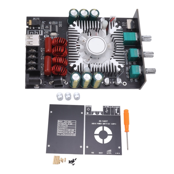 Bluetooth digital power HD-ljud Hög låg tonhöjd Justering förstärkarkort DC15‑36V