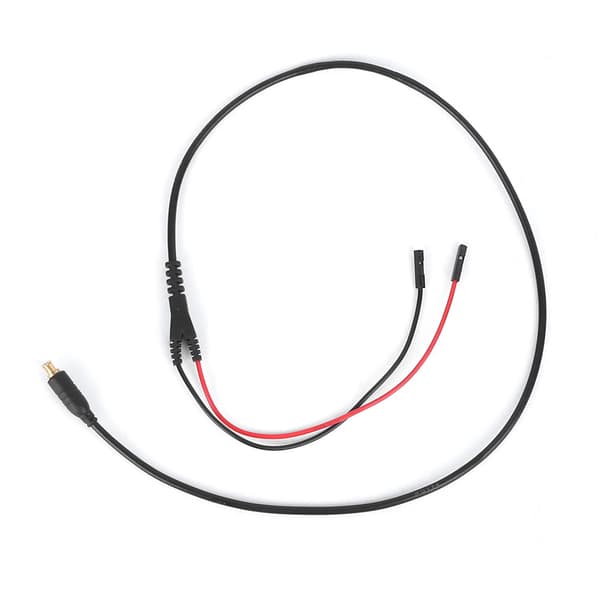 Testkabel Jumper Wire-stik med 2 mm testhage rød sort åbning til oscilloskoper
