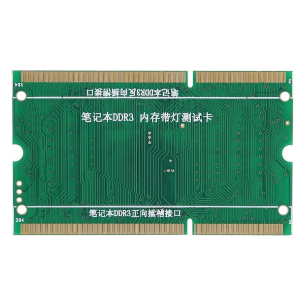SO-DIMM Analyzer Diagnostic Tester Post Test Card til PC Laptop Desktop DDR234 med lys DDR3