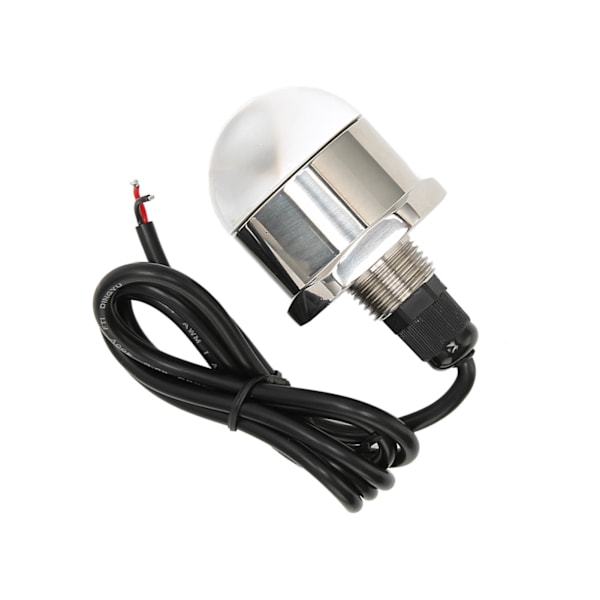 Avløpskontakt LED-lys IP68 Vanntett 1/2in NPT Undervannslampe Universell for Yacht Skip