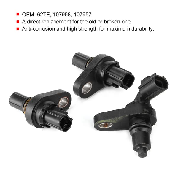 3-pack Växellådessensor Set Passar Chrysler Pacifica Sebring Town &amp; Country 62TE 107958
