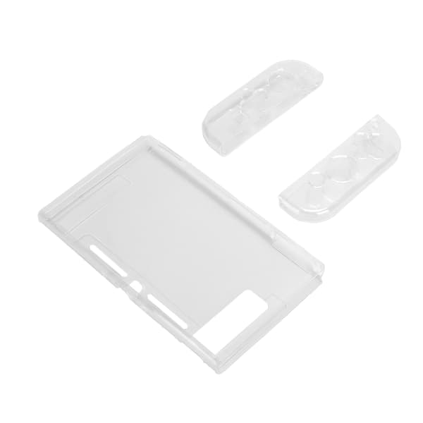 Switch TPU Delad Typ Skyddsfodral Transparent Spelkonsol Skalskydd