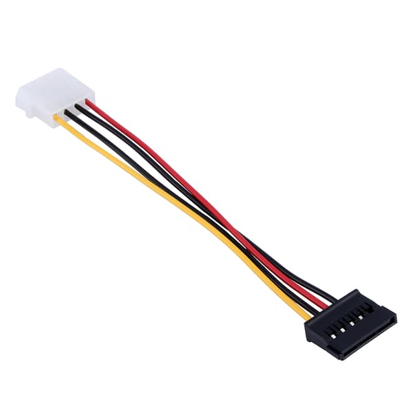 Ny 1 stk 4-Pin IDE til 15-Pin Serial ATA SATA Harddisk Strømadapterkabel