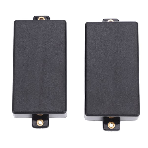 2 st. Humbucker-pickup-skydd för elgitarr, förseglade gitarrreservdelar (svarta)