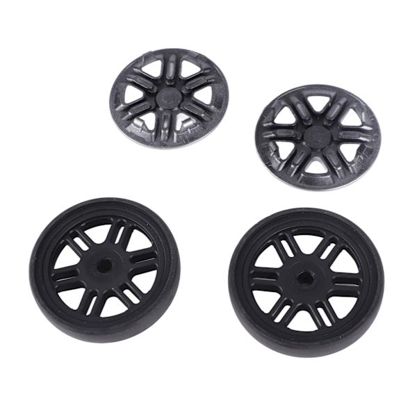 4 Set Resväska Reparationshjul med Skydd PVC Hjul Rullar Ersättning Bagagevagn