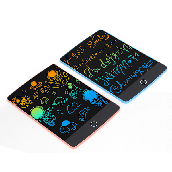 2 kpl LCD-kirjoitustaulu 8,5 tuumaa pyyhittävä opetus elektroninen piirustus Doodle Pad lapsille