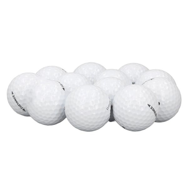 12 STK Golfballer Lette golføvelsesballer Dobbeltlagsspillball for menn Kvinner Voksne Bursdagsgave