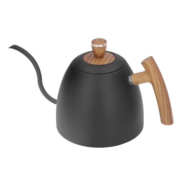 Hell over Kettle 800ml Ergonomisk håndtak Rustfritt stål Antikorrosjon Svanehals Tute Holdbar Kaffe Kettle
