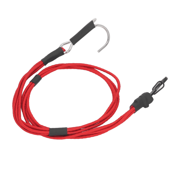 RC Crawler Kinetic Vinsjstropp Elastisk Redningsslepetau med Kroker for 1/10 1/8 RC Bil Rød