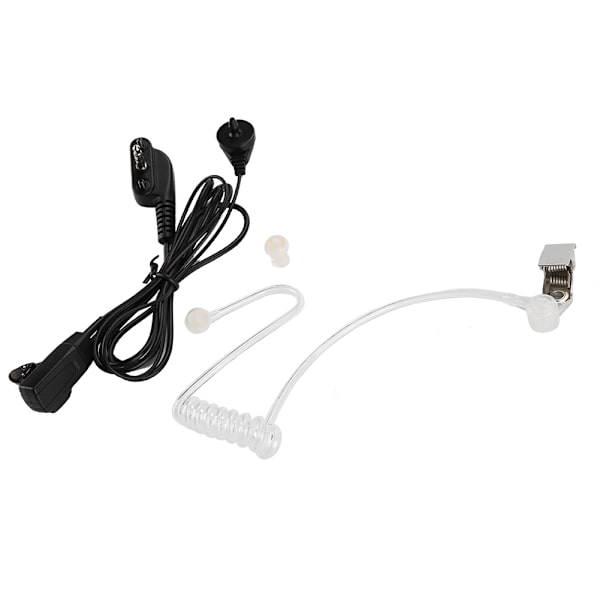 3,5 mm PTT MIC Air Conduit Walkie talkie i øret Akustisk rør øreplugg for Vertex Radio