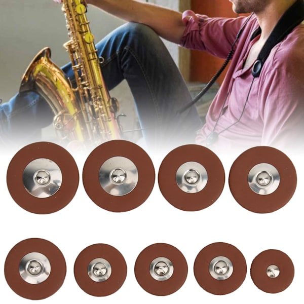 28st Multi Size Sax Läderkuddar Set för sopransaxofon