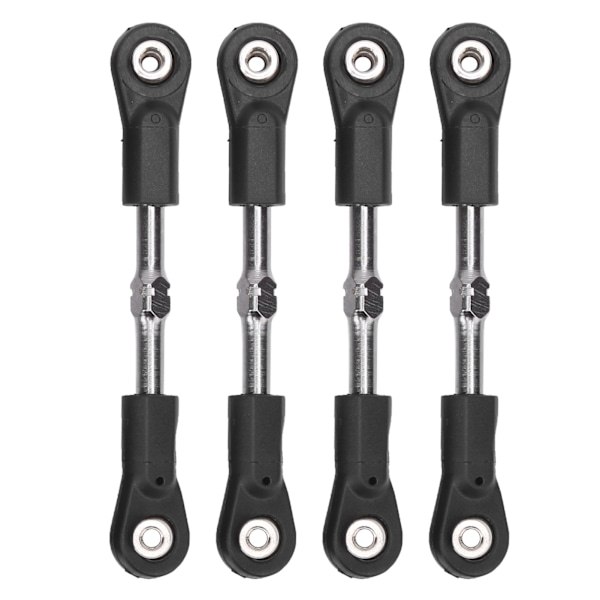 4 stk 77‑87 mm justerbar M4-skruestyringsservotrækstang forbindelsesstang til 1/8 RC-bil