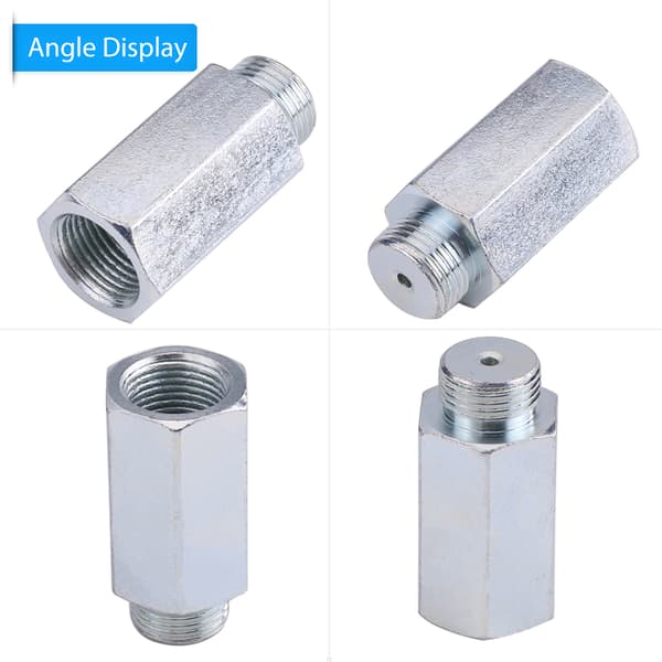 Rustfritt Stål Lambda O2 Oksygensensor Forlenger Spacer for Decat Hydrogen M18x1.5