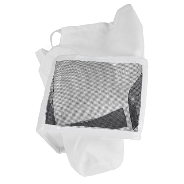 Bihattraktion Design Andningsbar Mesh Vit Kant Biodlare Cowboyhatt För Biodling Jakt Vandring
