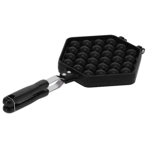 30-håls äggpuffmaskin Non Stick Aluminium Alloy Äggpuffform Panna för hemmaköksanvändning