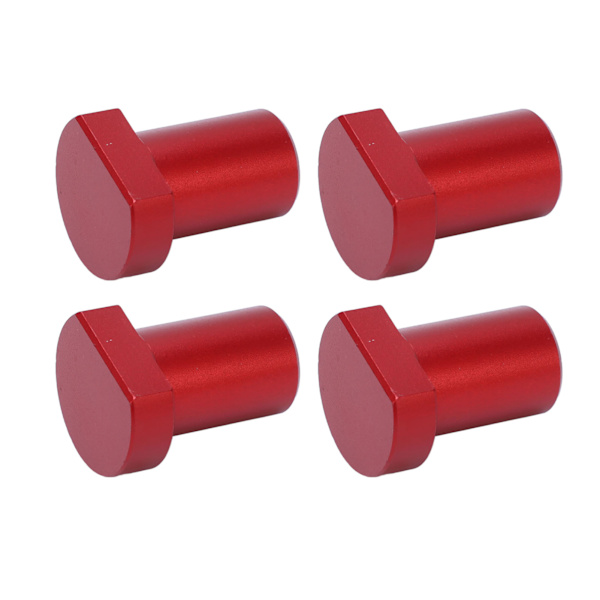 4 st Bench Dogs 19 mm diameter arbetsbänksstift aluminiumlegering hög hållfasthet träbearbetning skrivbordsstopp tapp röd