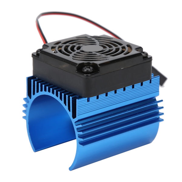 1:8 RC bilmotor Kylfläns kylare aluminiumlegering 5V kylfläkt för 4465 motor