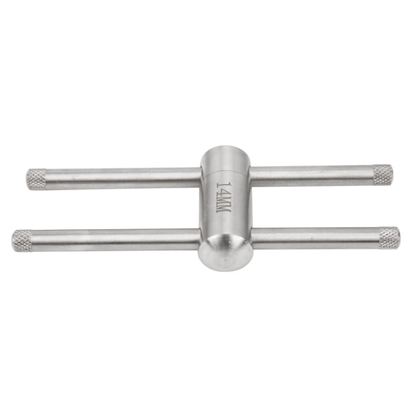 Cue Tip Press Tool Rostfritt stål Biljard Cue Tip Suppressor Biljardtillbehör 14 mm / 0.55in
