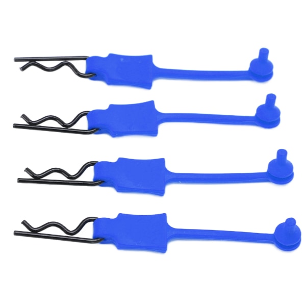 4 kpl 1/10 RC-auton klipsitapit Universaali auton korin pulttilukko Klipsin vaihto Malliauton korin lisävaruste Tumman sininen
