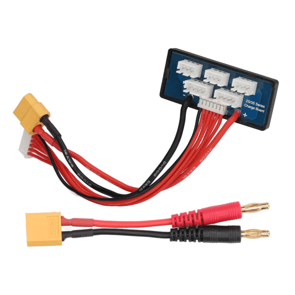 Parallel opladningstavle XT60 banan 2S 3S batteri balanceoplader udvidelsesadapter