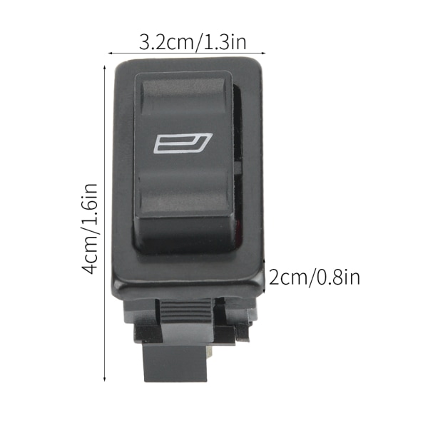 DC 12V 5-Pin Universal Bil Fönsterhiss Huvudströmbrytare ON/OFF SPST Vippströmbrytare